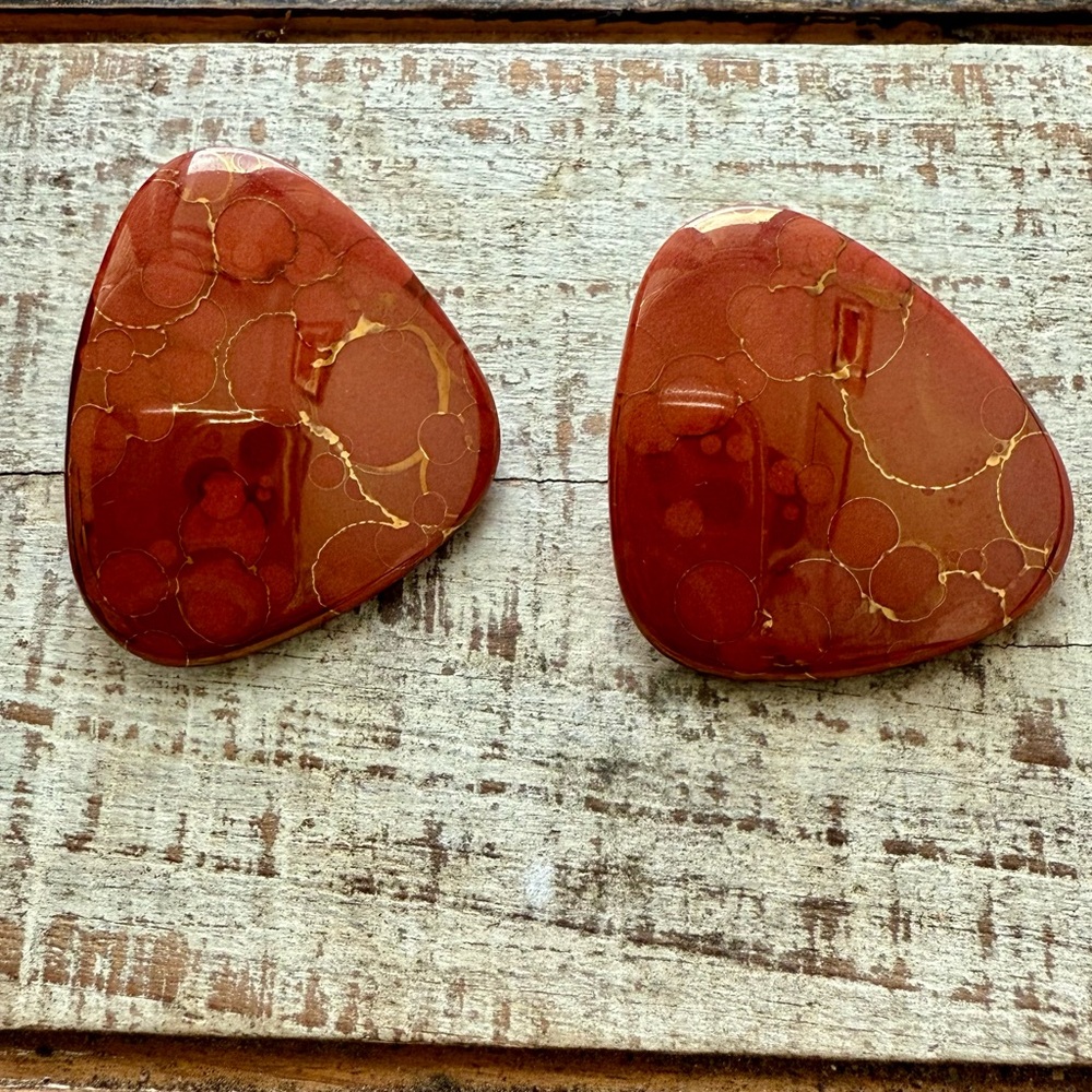Jasper Colored Earrings